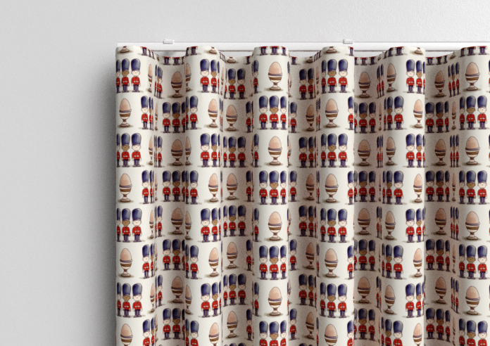 Kings Breakfast, Eggs Kingsmen - Made to Measure Curtains - Image 13